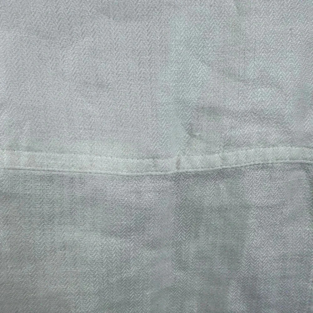 Doncaster White Linen Button Front Jacket Size 4 - image 8